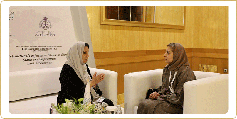 المديرة التنفيذية لمنظمة تنمية المرأة تناقش سبل التعاون المحتملة مع وزيرة دولة الإماراتية